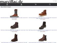 Tablet Screenshot of marcillac.de